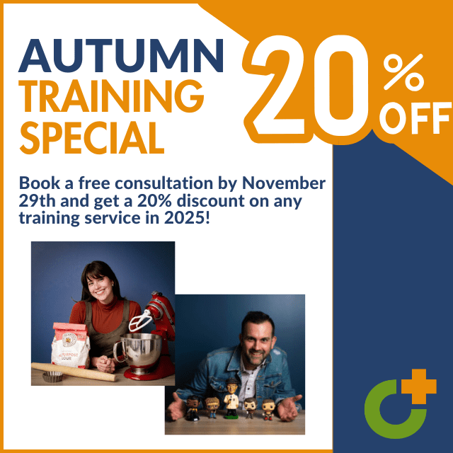 20% off customized training Autumn Special. Book your call by November 29th.